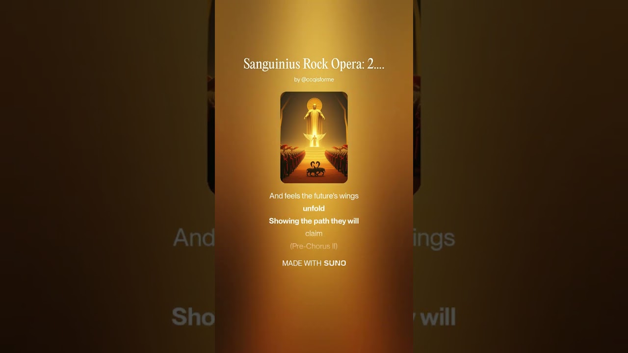 Sanguinius Rock Opera:  2,  Holy Father