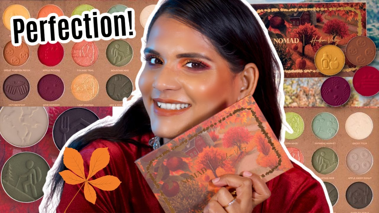 Nomad Cosmetics Hudson Valley - MY PERFECT FALL PALETTE | Karen Harris Makeup