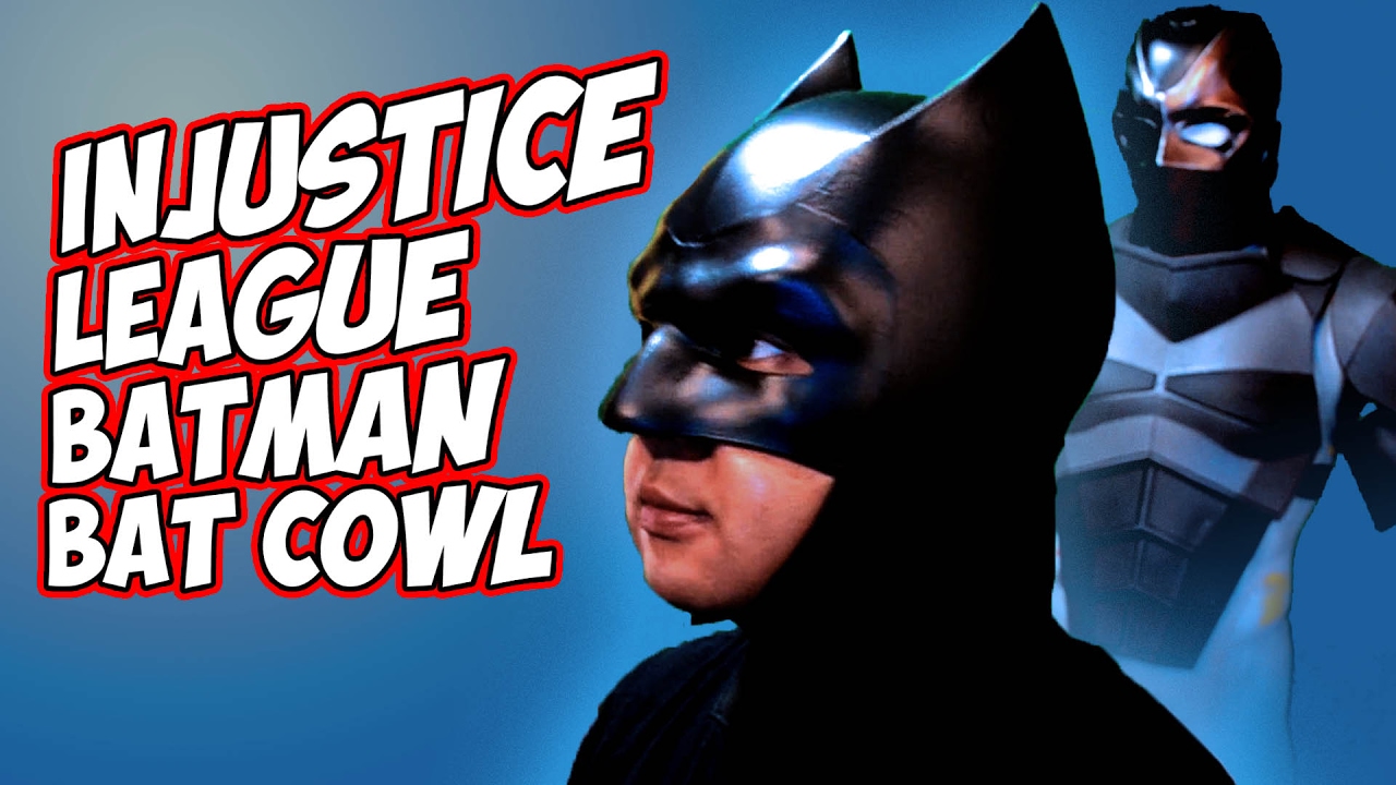 BATMAN InJustice League how to foam Bat cowl