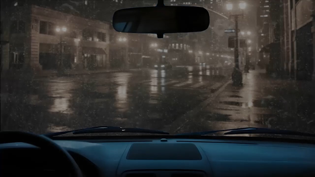 Rain on Car Roof 🌧️🚗 Deep Sleep Sounds | Relaxing Night Ambience for Insomnia