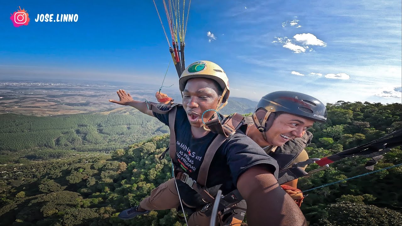 Como Foi Voar de Parapente Pela Primeira Vez no Brasil Com o Guto?😱