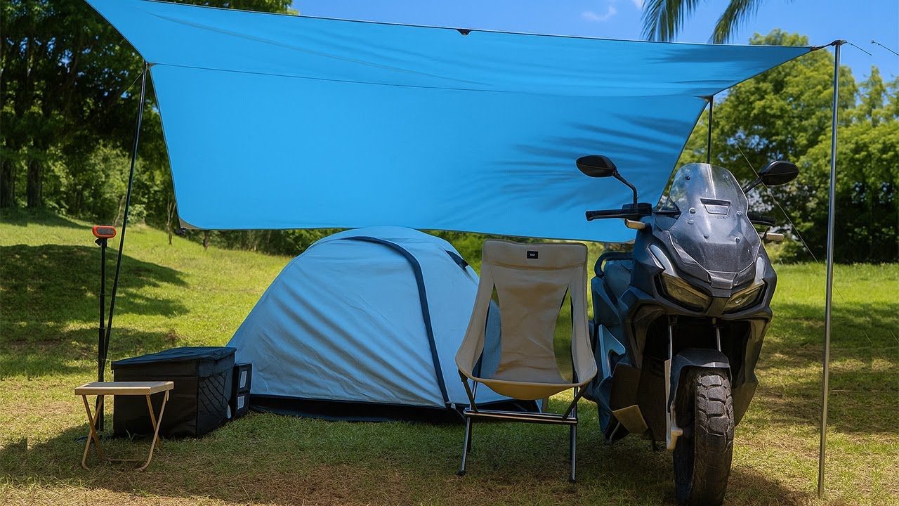 BAGONG CAMPSITE NA MAY FREE WIFI(STARLINK) AT HOT & COLD SHOWER! Honda ADV 160
