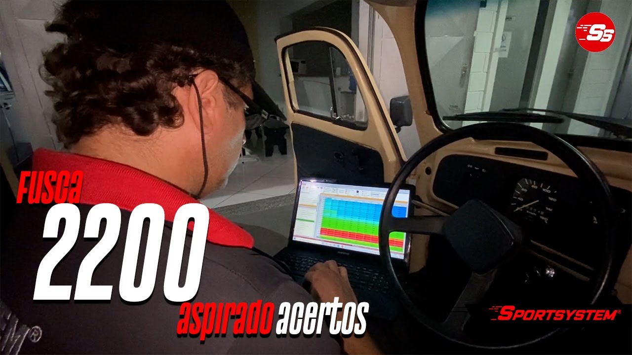 ACERTO DE INJEÇÃO NO MOTOR DO FUSCA ASPIRADO