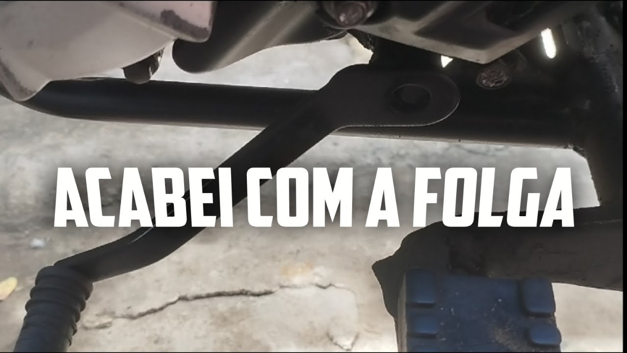 Como acabar com a folga no Pedal de Marcha da crosser e outras Yamahas
