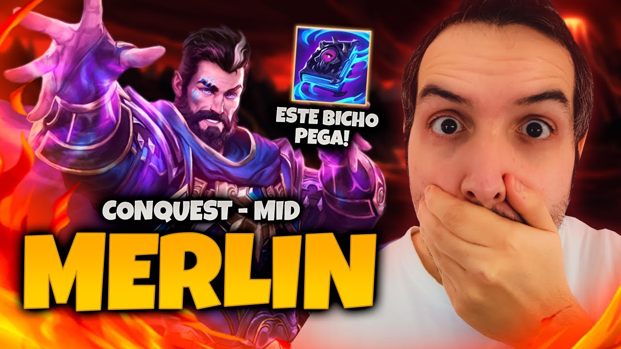 MERLIN ESTA MAS OP QUE ANTES - Warchi - Smite 2 Ranked