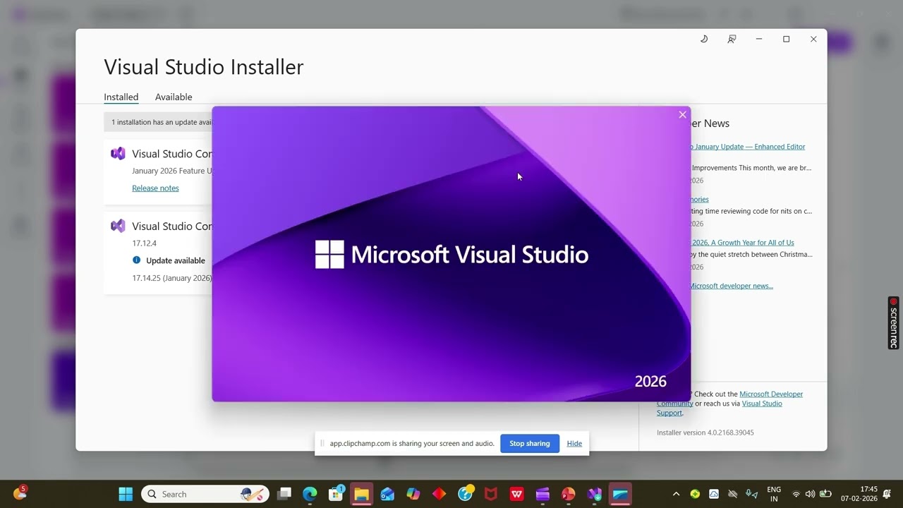 Install Visual Studio 2026 Community | SSIS 2026 Installation | Integration services 2026