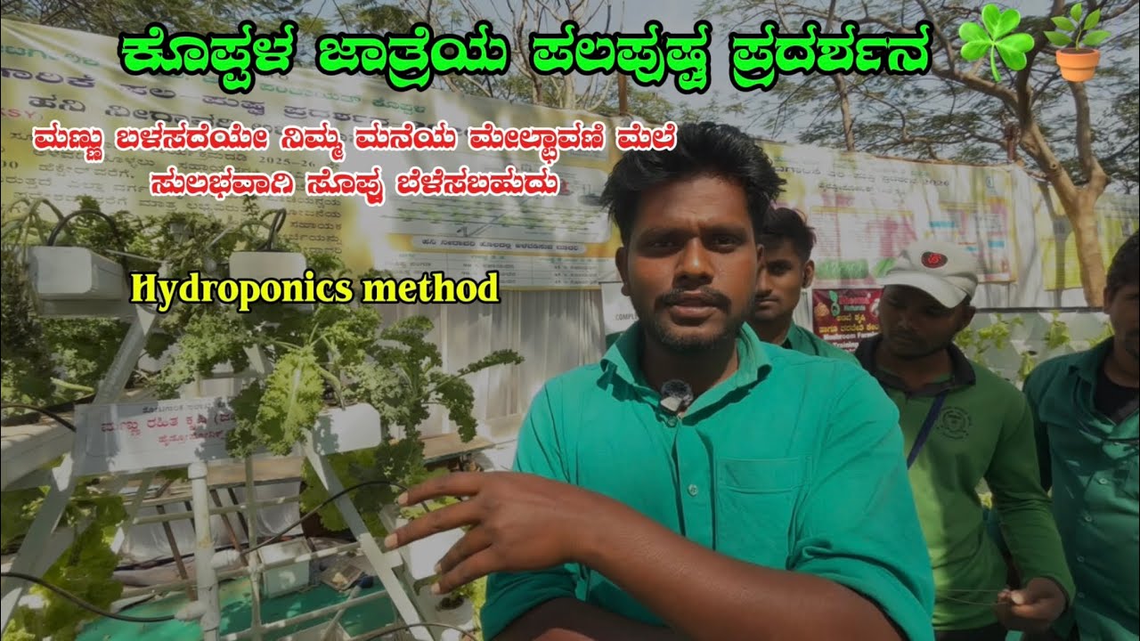 ಮಣ್ಣು ಇಲ್ಲದೆ ಸೊಪ್ಪು ಬೆಳೆಸೋದು ಹೇಗೆ? 😲| ಭವಿಷ್ಯದ ಕೃಷಿ ಇದು! 😍 | Hydroponics method | Koppal jatre 2026