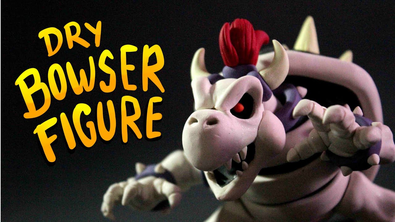 Bowser clay sculpting | Super mario bros game.