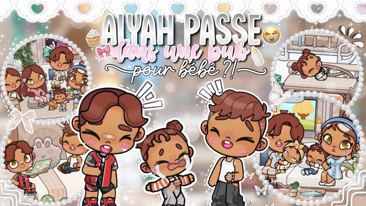 Alyah passe dans une *pub pour bébé* ?! 🍼👶🏽🤣💕 || With voice 🎀 || avatar world 🌺💗