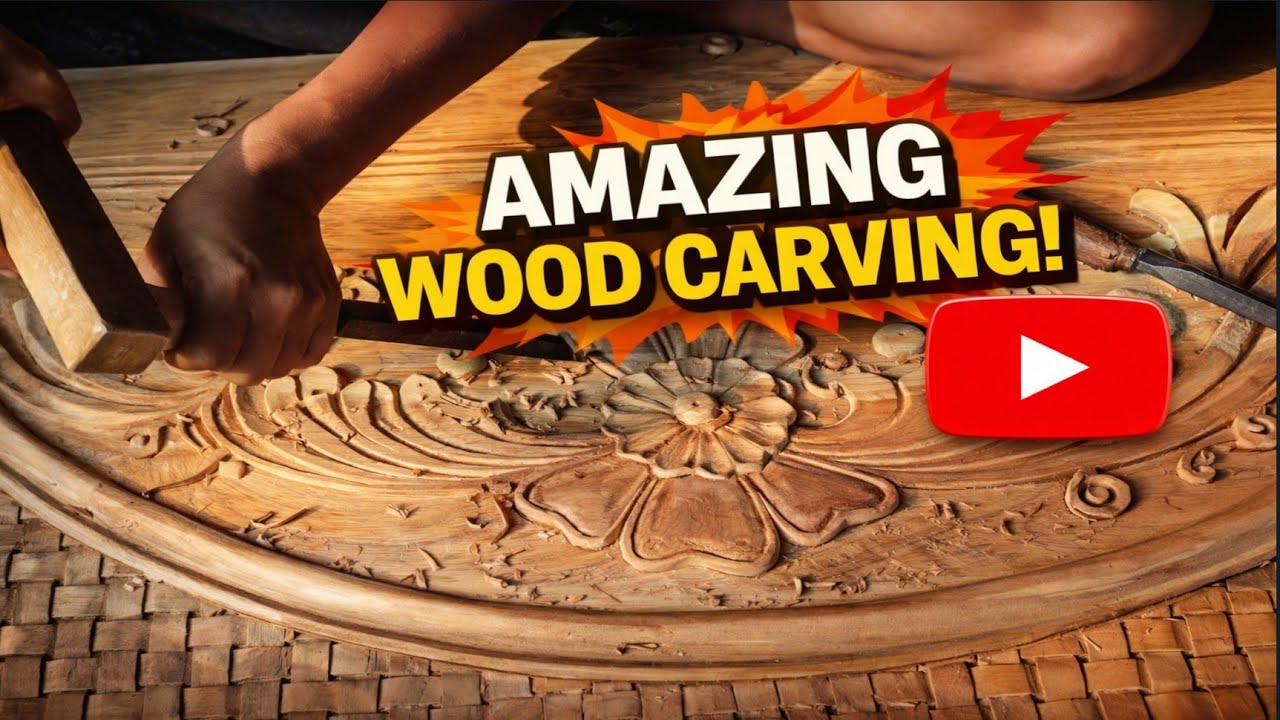 Incredible Wood Carving 😱 | Hand Made Wooden Design | लकड़ी की नक्काशी