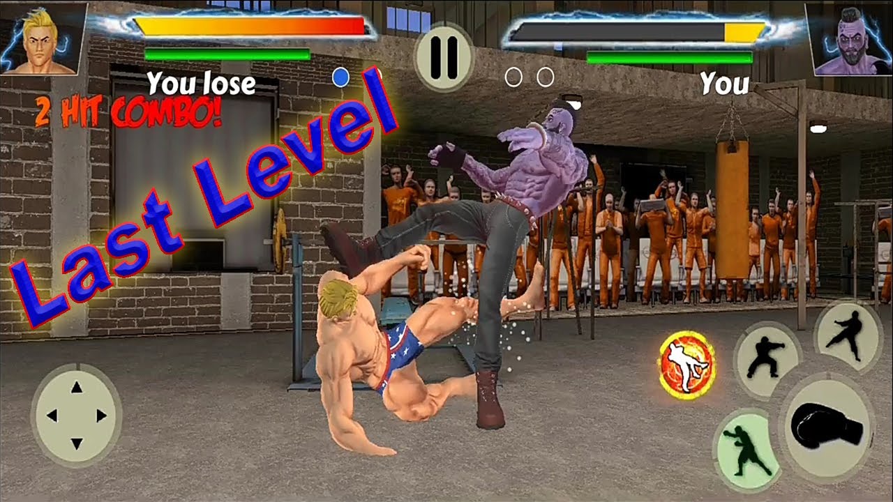 Gym Fighting Games bodybuilder trainer fight pro Last Level