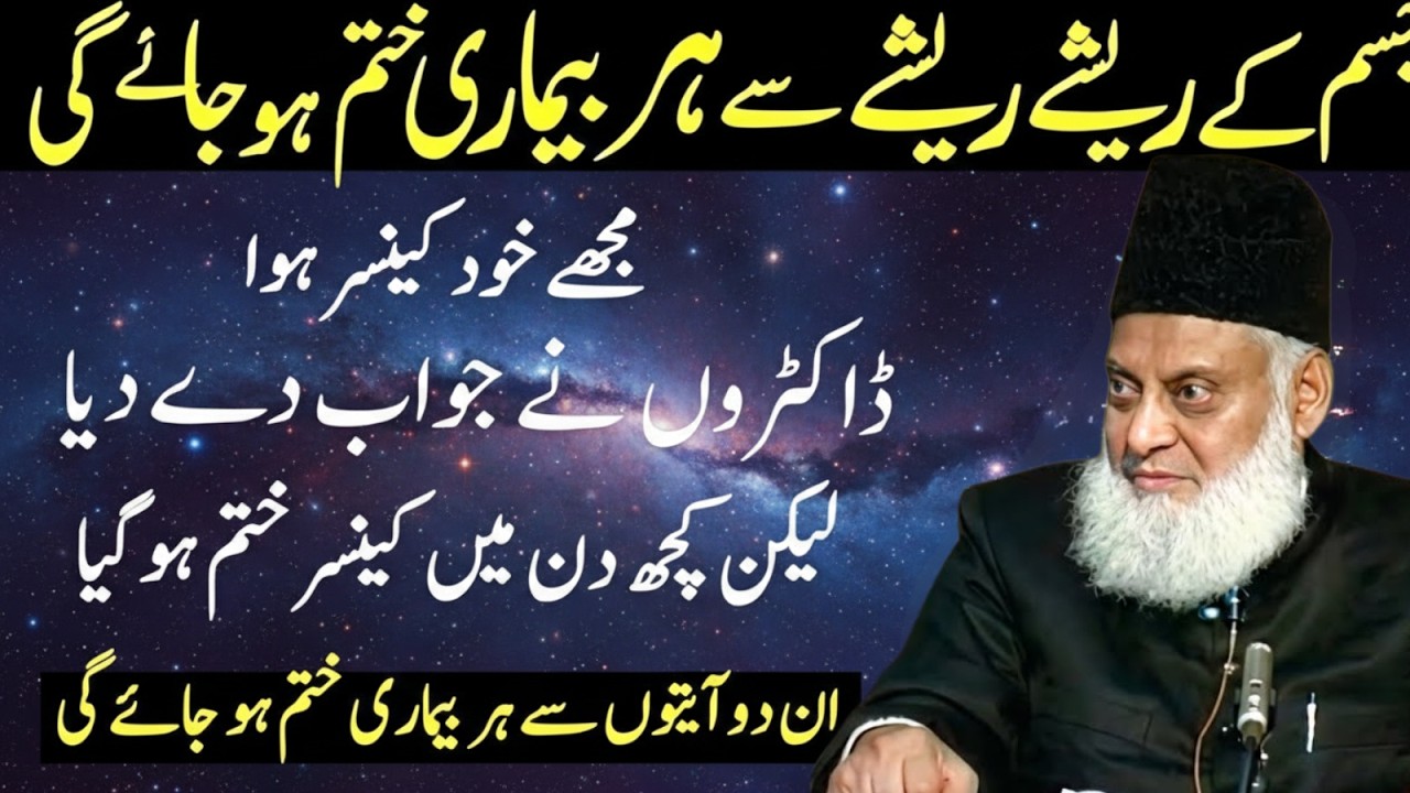 Har Dard Ka Ruhani Ilaaj?Jism Aur Rooh Ke Liye Shifa | In Aayaton Ki Tilawat Karein-Dr  Israr Ahmad