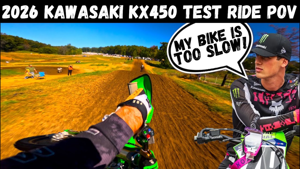 Is The Kawasaki 450 as BAD as Prado Says It Is?! 2026 KX450 Test Ride at Muddy Creek (GoPro POV)