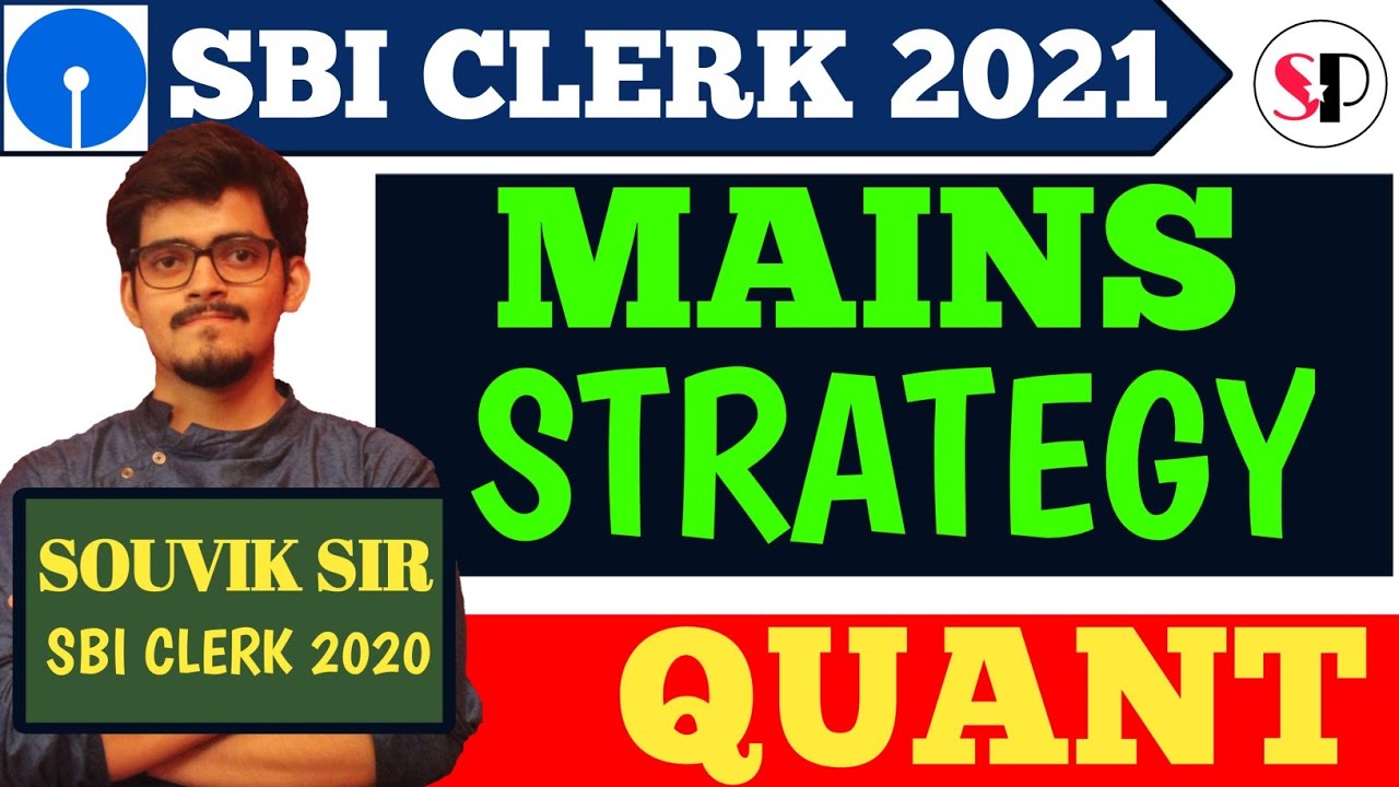 SBI CLERK MAINS STRATEGY | QUANTITATIVE APTITUDE PREPARATION | MY OWN FORMULA | Success Pathway