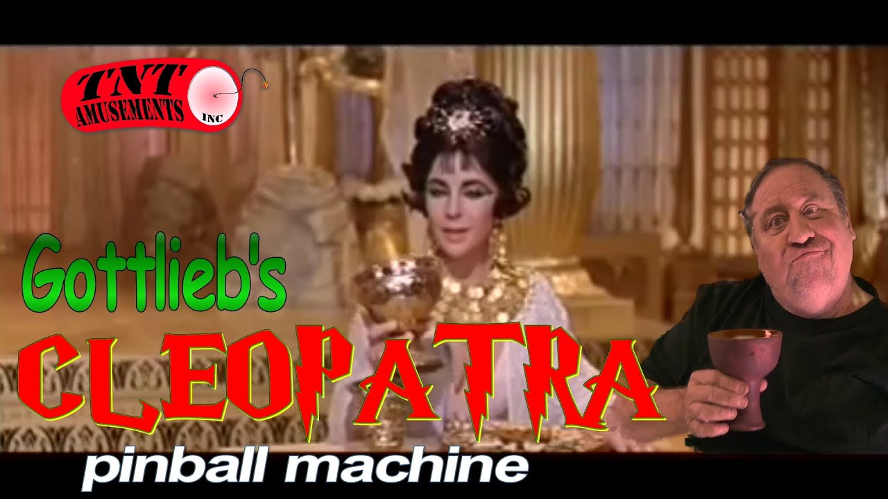 #824 Gottlieb CLEOPATRA Pinball Machine upgraded with Electronic Sound! TNT Amusements