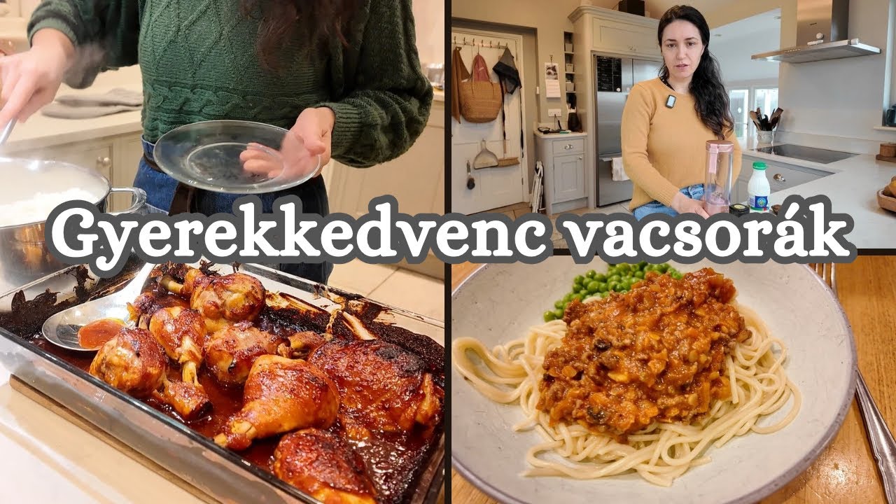 Gyerekkedvenc vacsorák otthon főzött verzióban