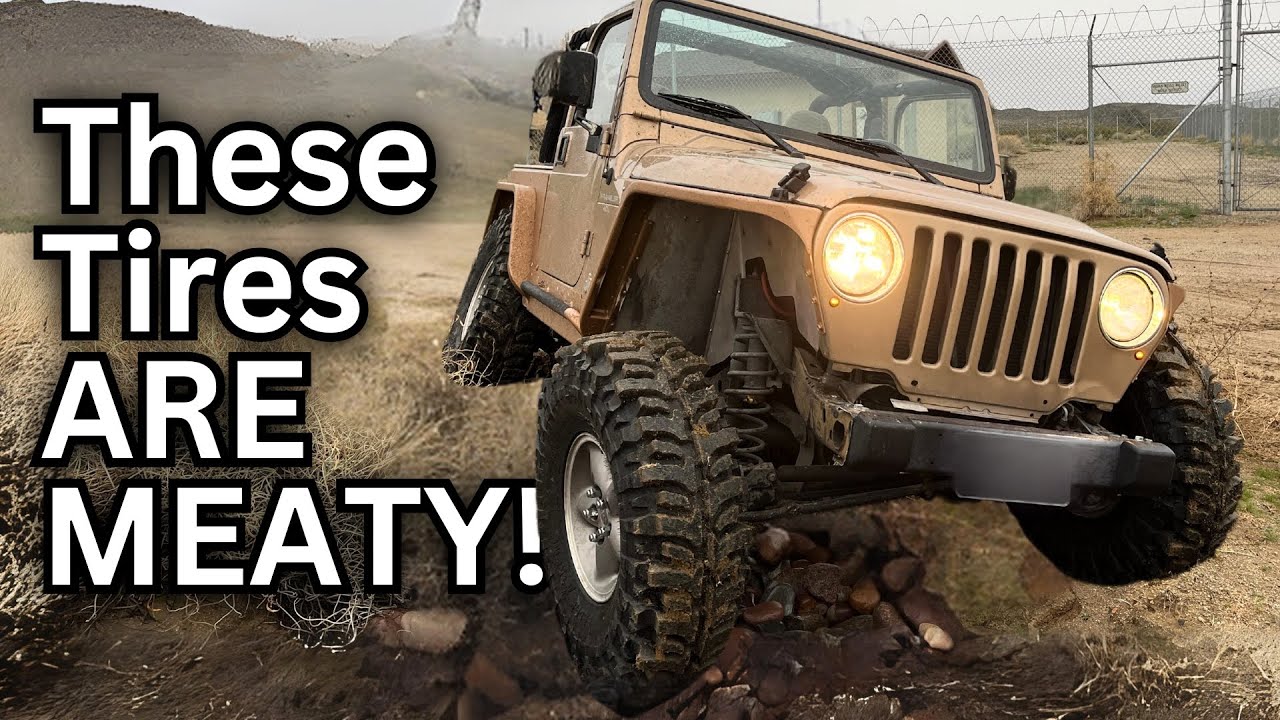 Узкие внедорожные шины на No Lift TJ