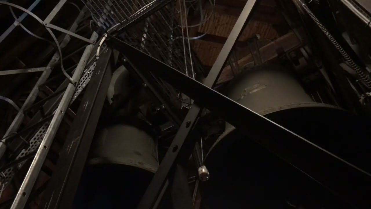 Sammanringning Stora kyrkan Östersund. Inspelat i Klocktornet