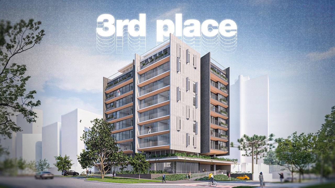 Me and my friends got awarded in an Architecture Competition! (3rd place)