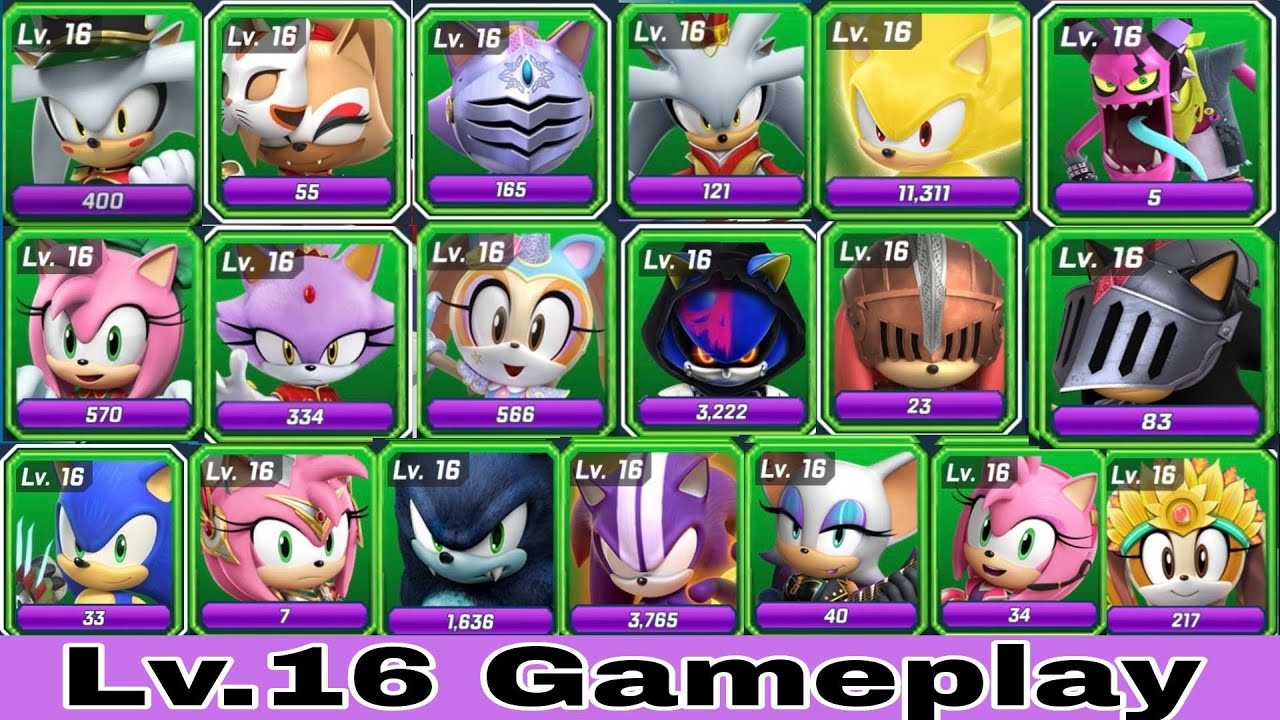 Sonic Forces Speed Battle - All Max Special’s & Challengers