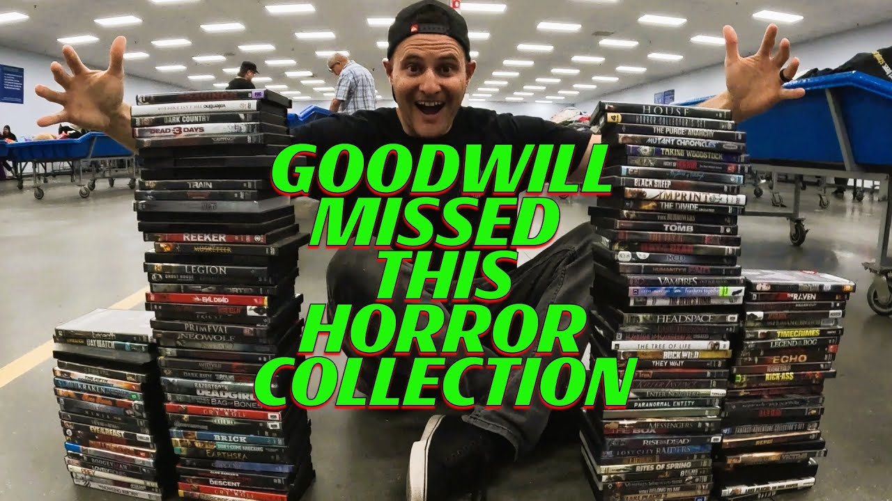 Goodwill Overlooked this Horror DVD Collection worth Hundreds!!! The Best Goodwill Bins Find!