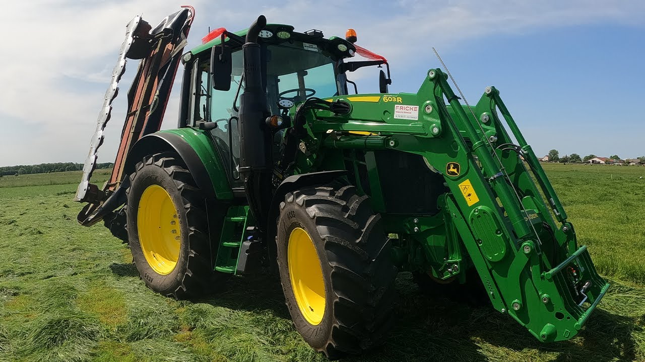 Pierwsze testy nowego John Deere 6120M AUTOPOWR w zestawie z Vicon Extra 332 🍀/ MOJA DNIÓWKA
