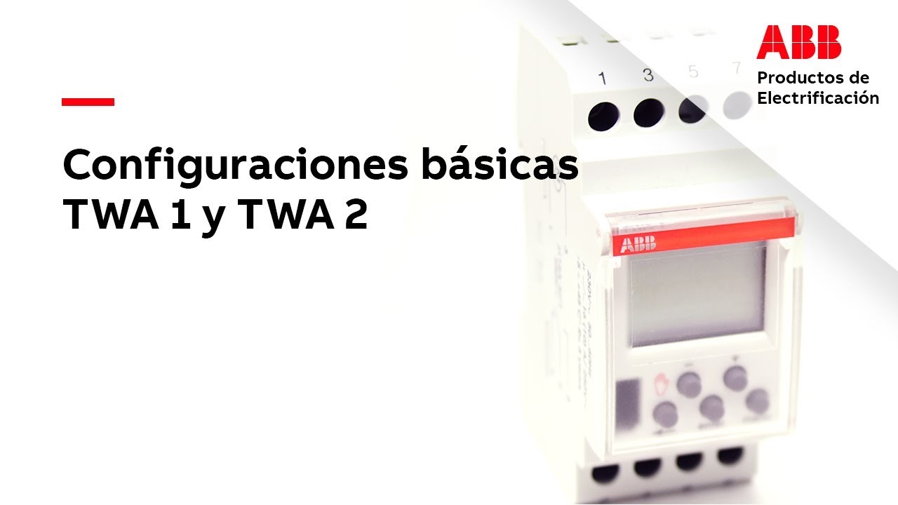 Configuraciones básicas TWA-1 y TWA-2