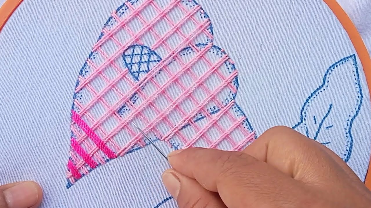 Idea super hermosa para bordar flor#130