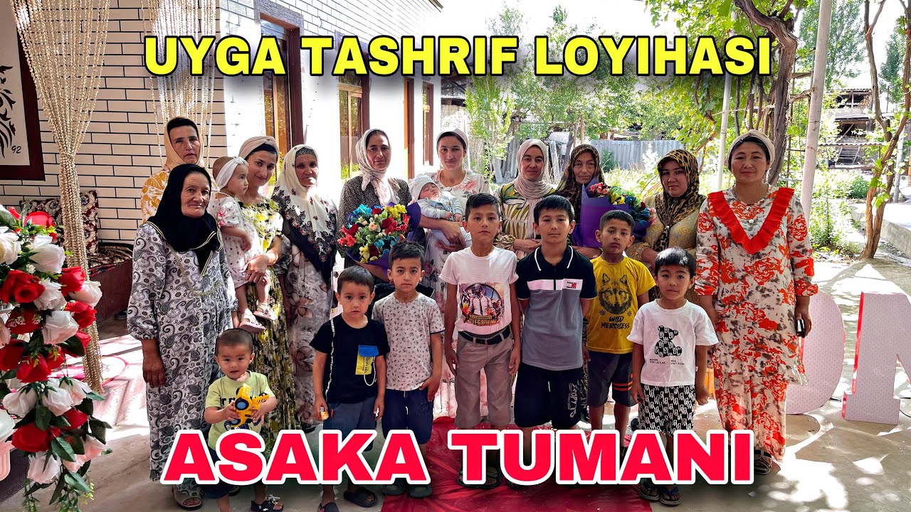 ANDIJON VILOYATI ASAKA TUMANI | UYGA TASHRIF LOYIHASI | YANGI OBOD QISHLOG'I