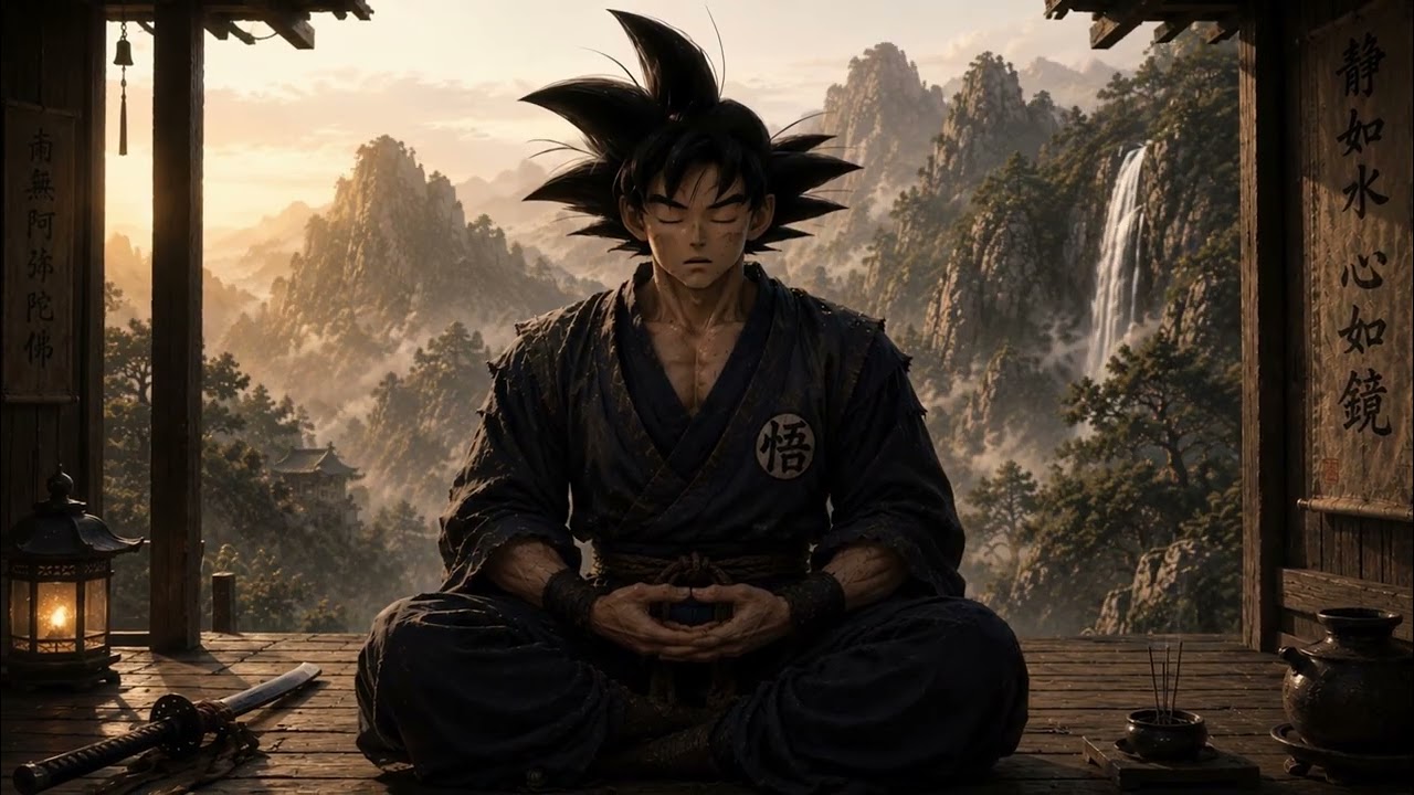Dragon Ball Zen Meditation 🐉 Japanese Mountain Temple Ambient for Deep Sleep & Relaxation