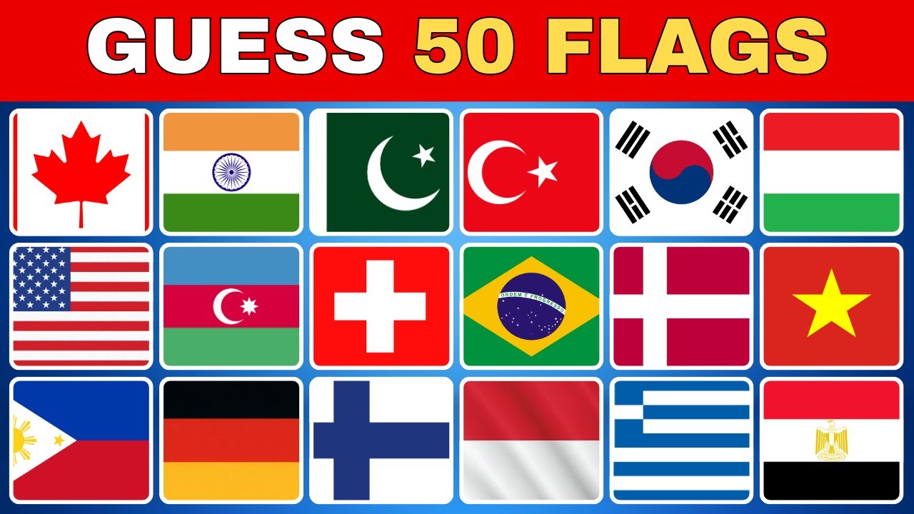 Guess the Country by The Flag 🚩🤔 | World Flags Quiz Challenge