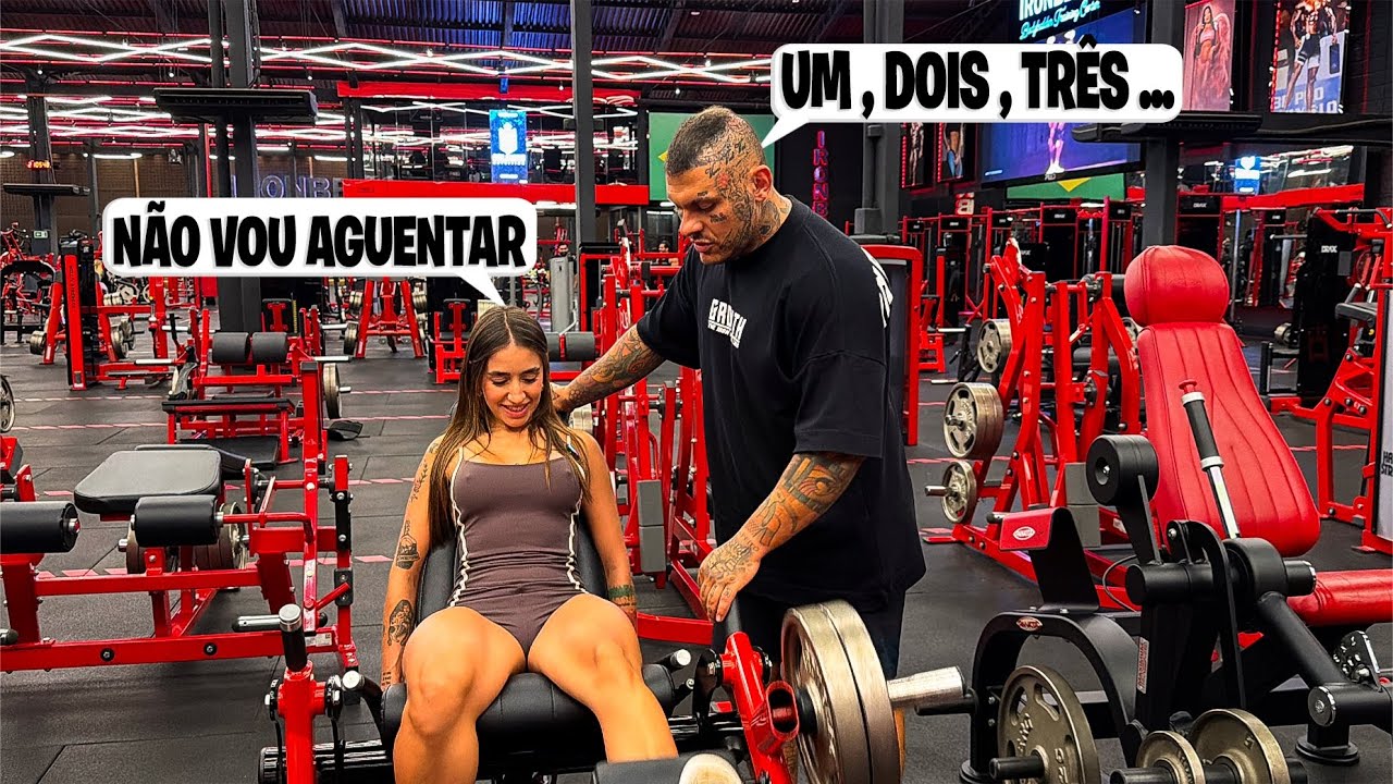 TOGURO PERSONAL PASSOU UM TREINO PRA MORENA MISTERIOSA 