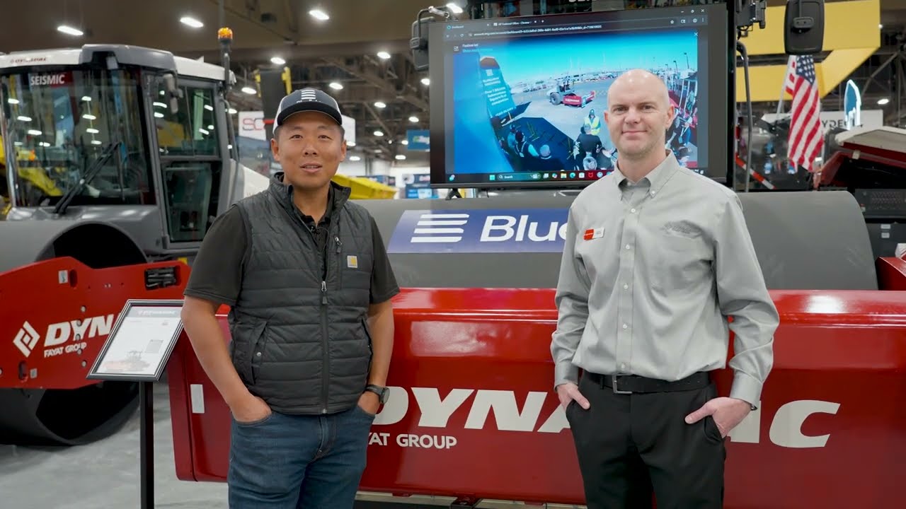 Autonomous Compaction in Action | Blue Light Machines + Dynapac at CONEXPO 2026