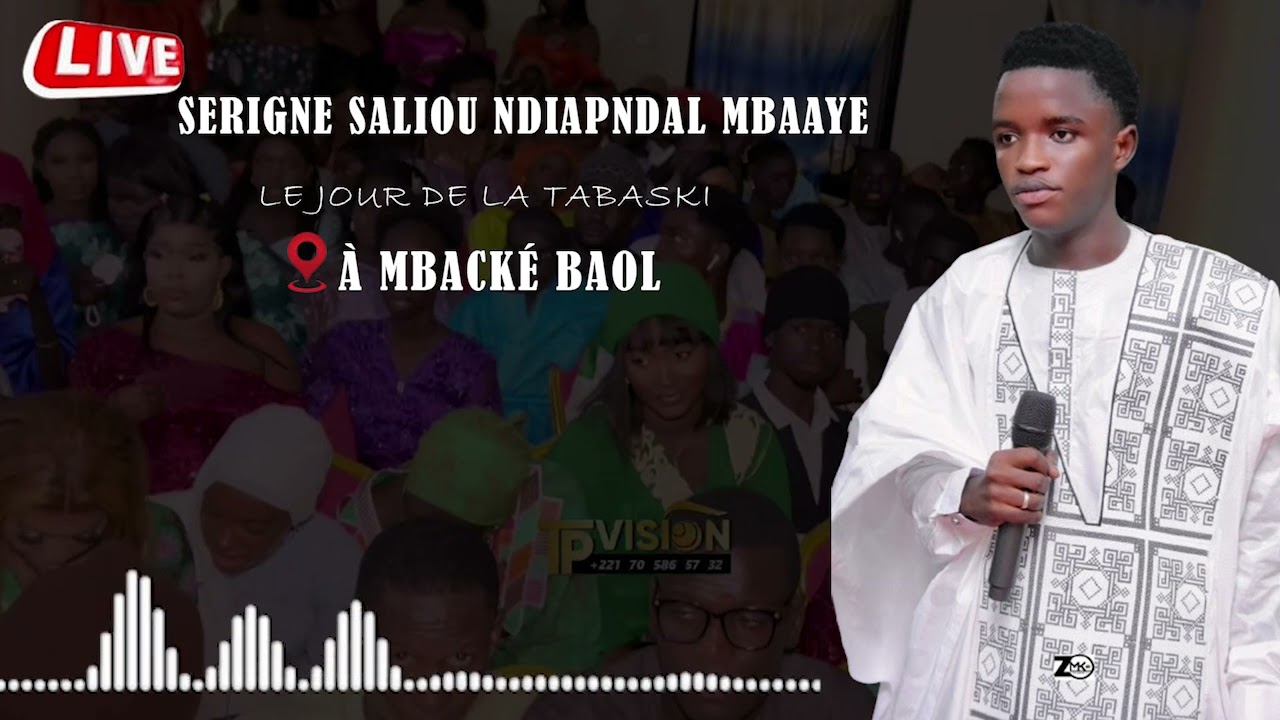 live Serigne Saliou Ndiapndal le jour de la tabaski a mbacke baol avecTawfekh et Aicha Niang