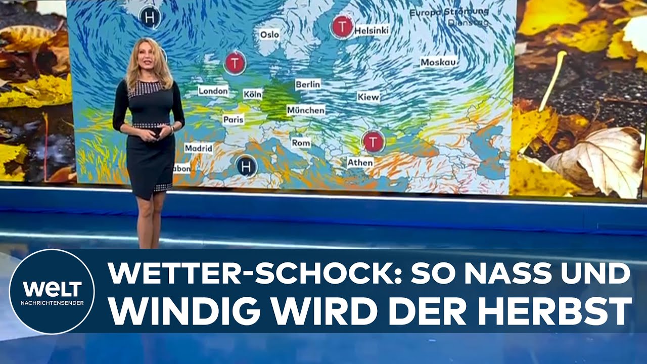 WELT WETTER: Herbstwetter Deutschland &ndash; Regen, Wind und Sturmtief Lota bringen ungem&uuml;tliche Tage