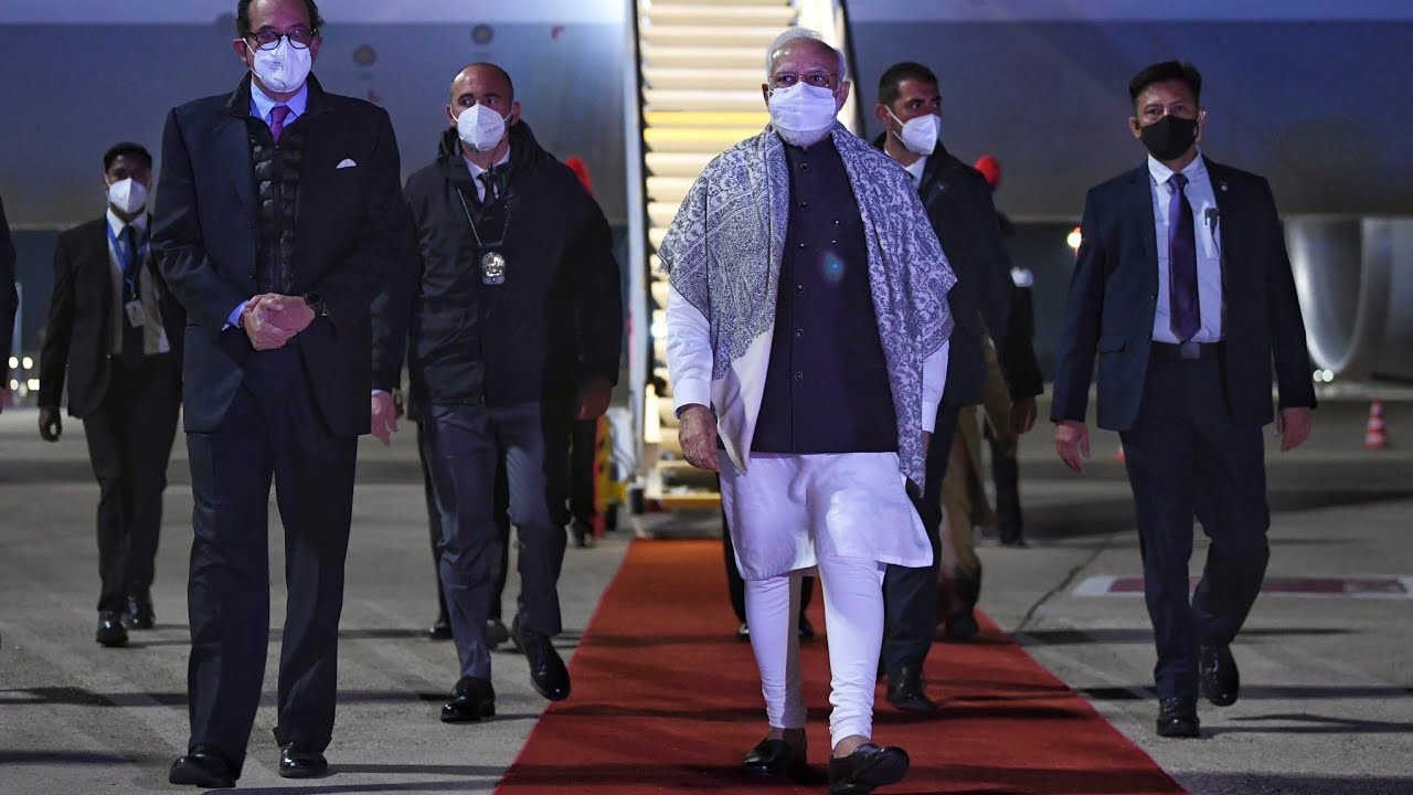 PM Modi arrives at Rome in Italy for G20 Summit