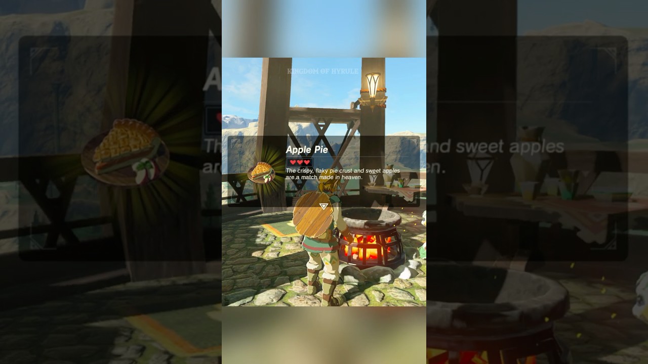 Apple Pie Recipe in The Legend of Zelda: Breath of the Wild