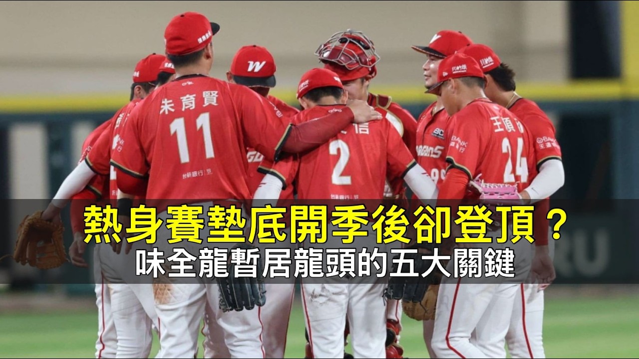 熱身賽墊底開季卻登頂？味全龍暫居龍頭的五大關鍵