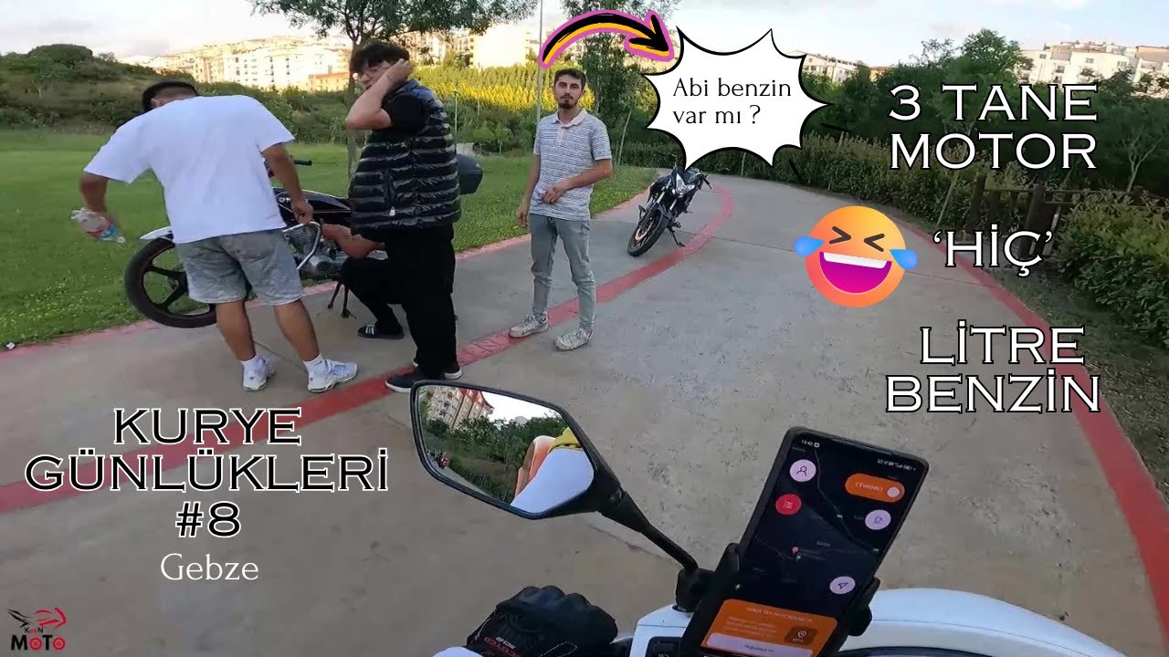 KURYE ADAMIN BİR GÜNÜ / BENZİN OLMADAN YOLA ÇIKMAK! / KURYE GÜNLÜKLERİ #9
