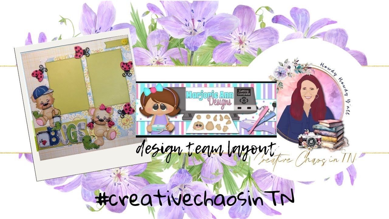 Bugs Layout- Marjorie Ann Designs DT & Giveaway