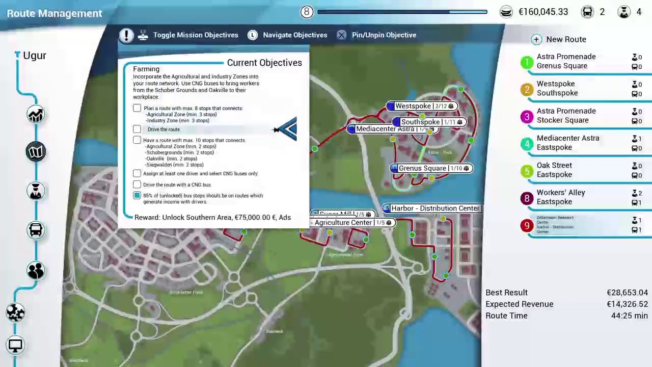 Bus Simulator PS4 - How to unlock 85% bus stops