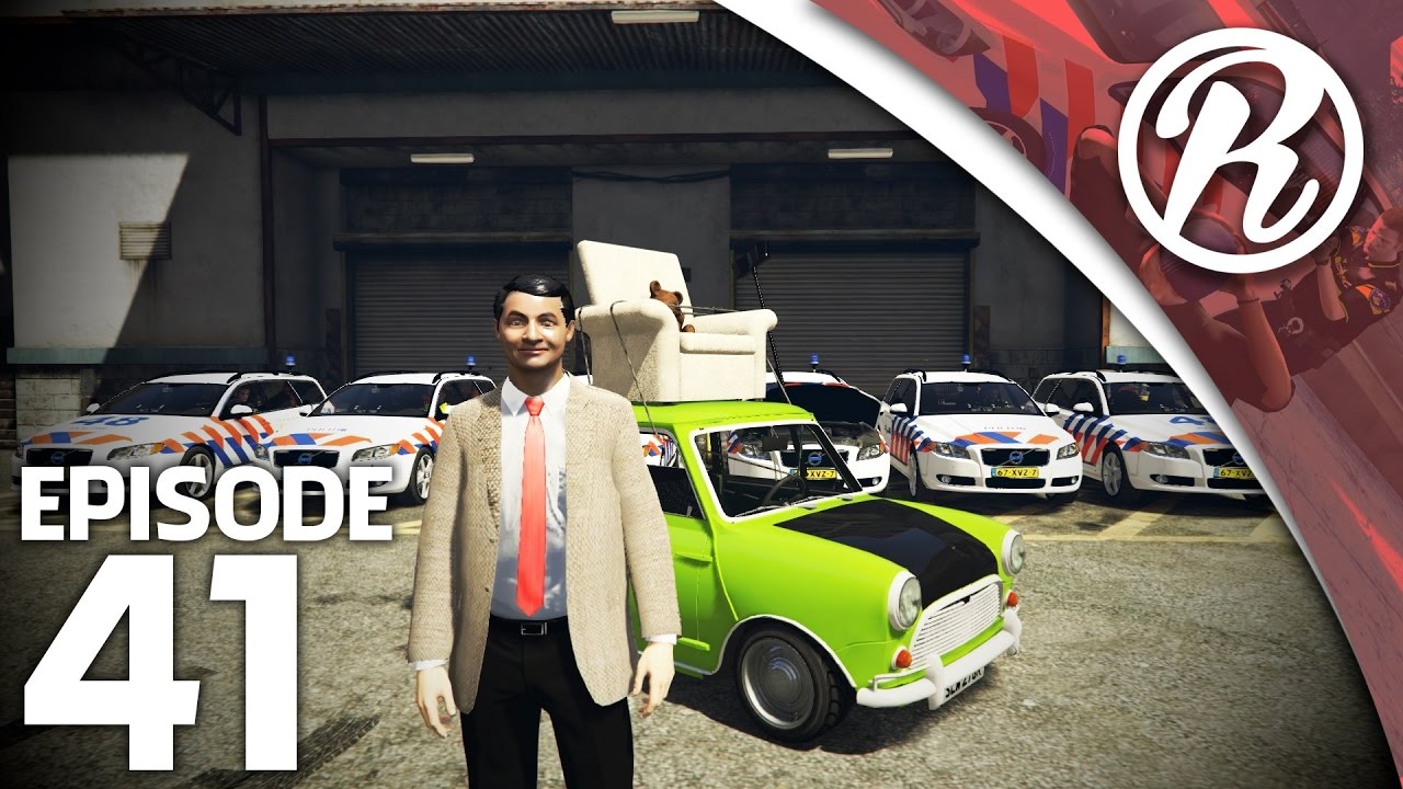 [GTA5] NEDERLANDSE POLITIE VS MR BEAN!! - Royalistiq | Politie en boefje #41