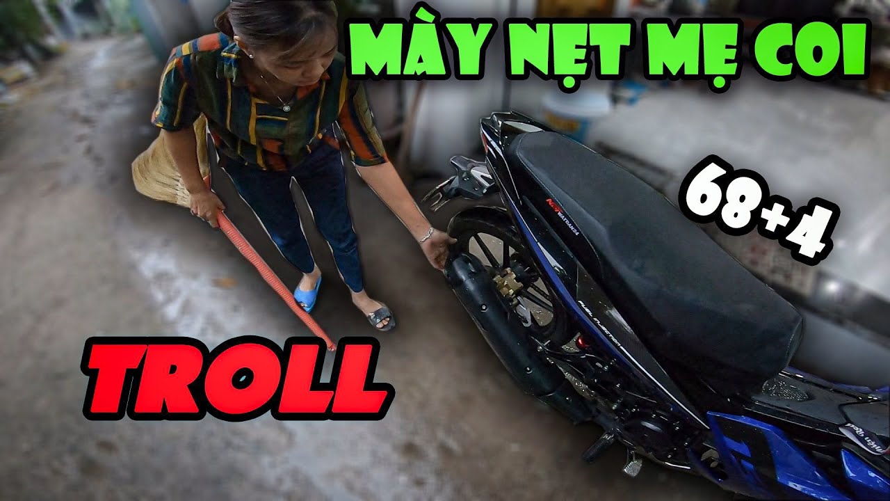 ToanBlack TROLL mẹ nẹt pô Exciter 68+4 và cái kết | Vlog