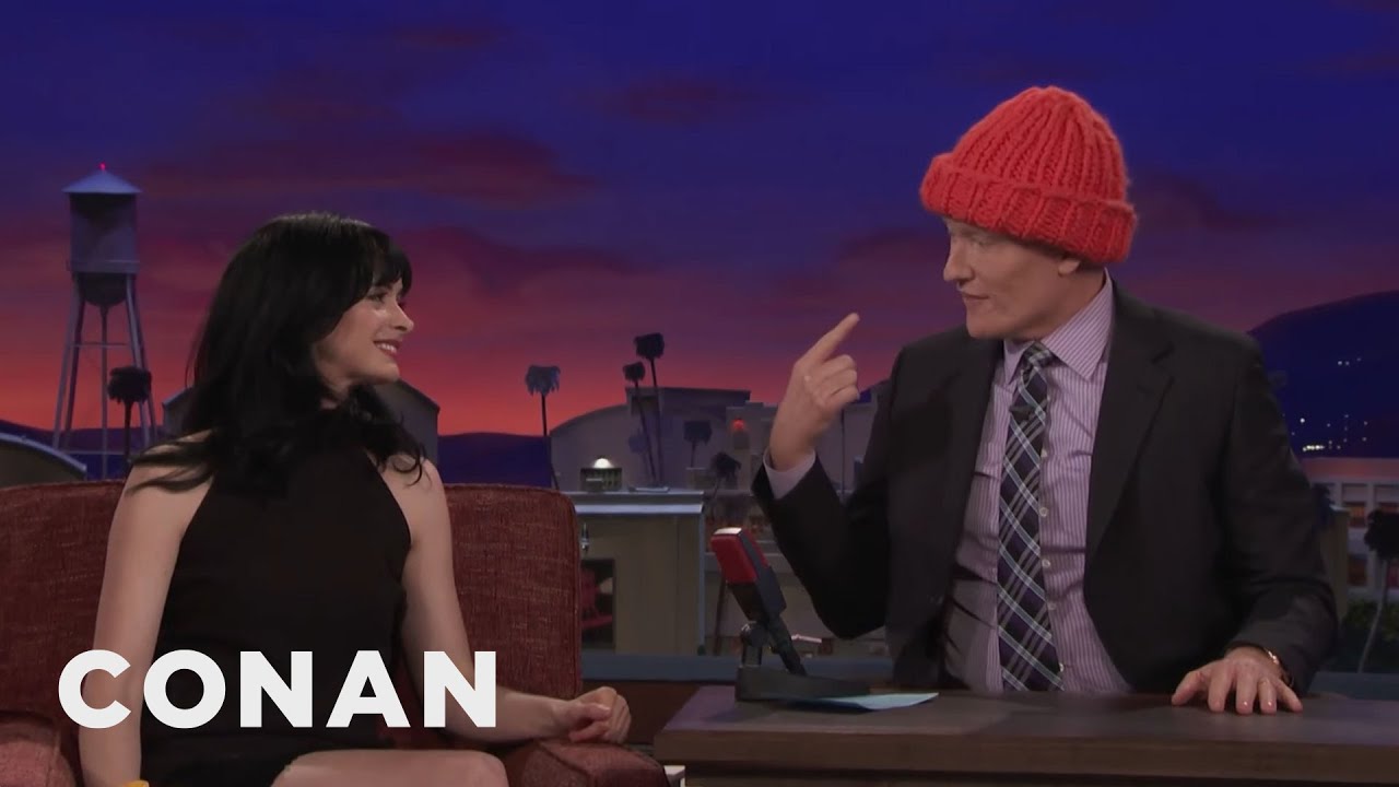 Krysten Ritter Knit Conan A Hat | CONAN on TBS