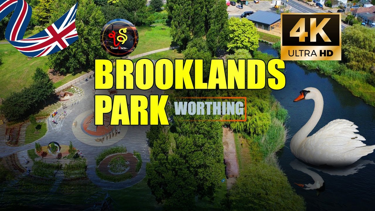 Is Brooklands Park worth visiting?  Walking tour 4K video  | Worthing  | England | UK