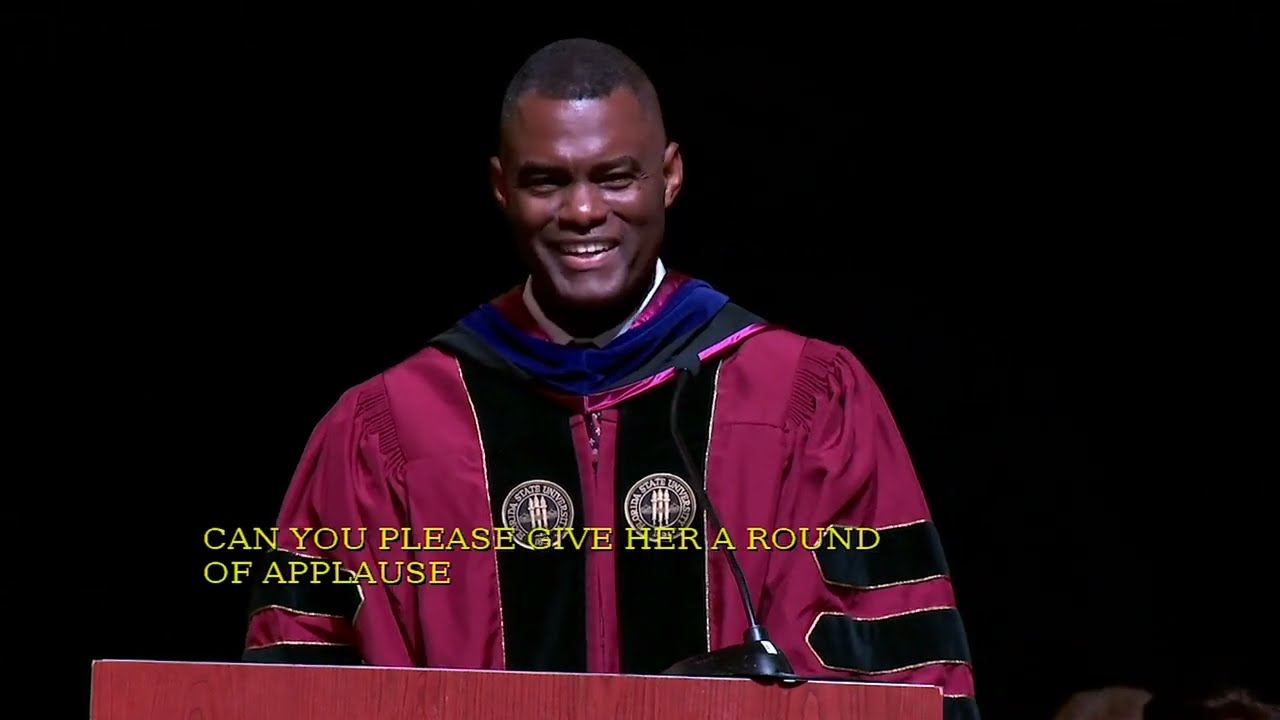 US Attorney Markenzy Lapointe gives FSU College of Law Spring 2024 Commencement Address