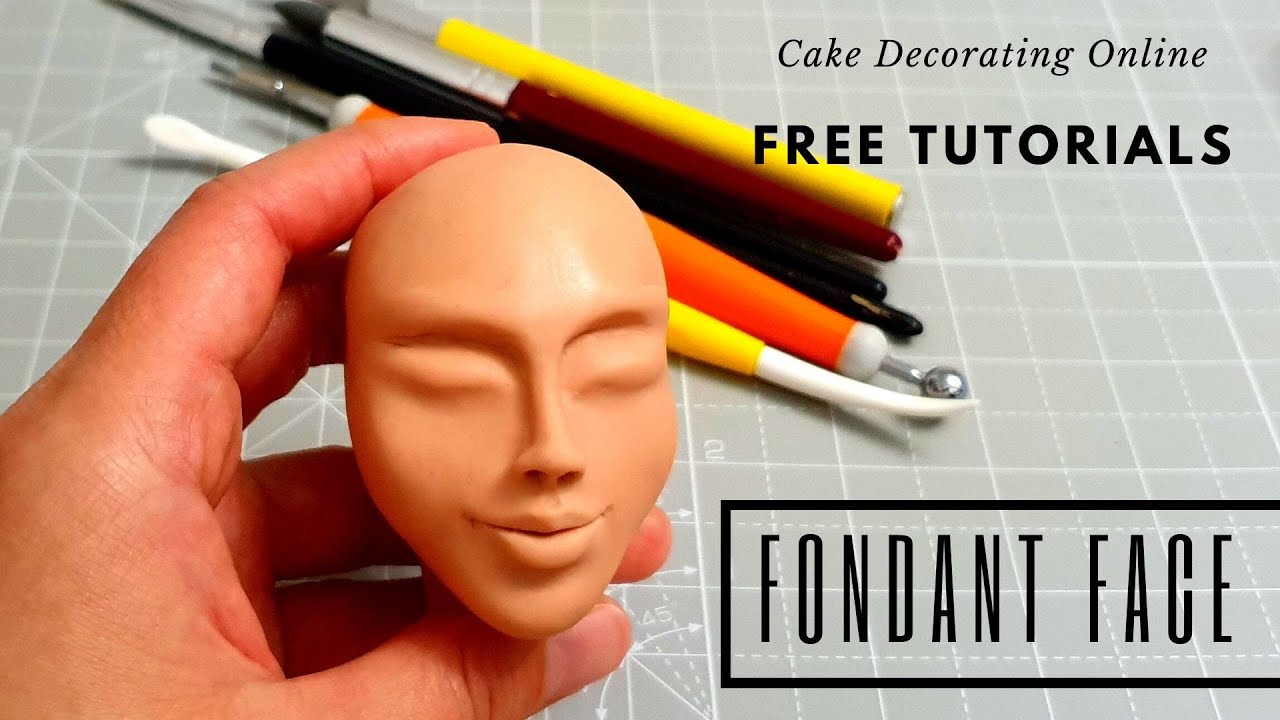 How to make fondant realistic face