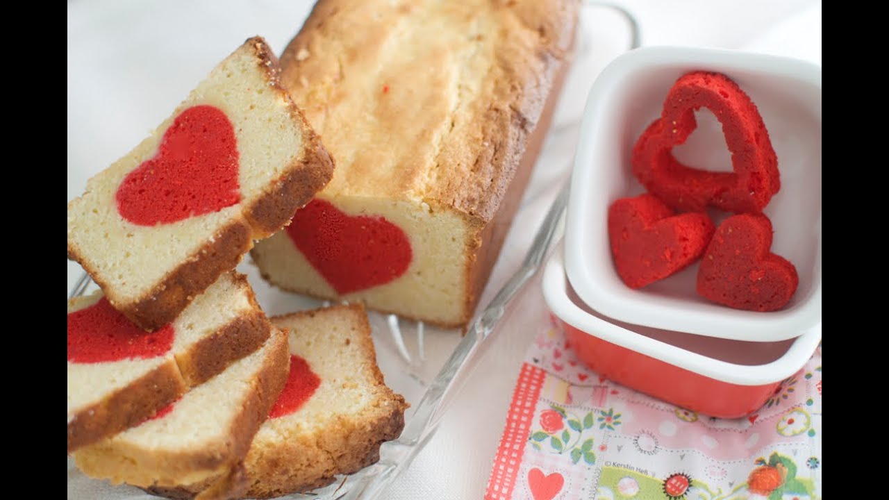 Cómo hacer un bizcocho para San Valentín