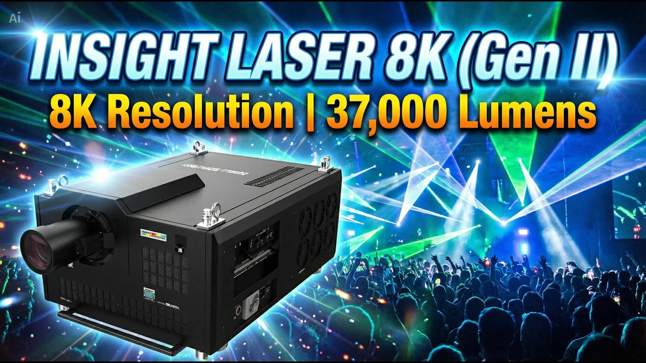 Digital Projection's:  INSIGHT LASER 8K (Gen II) Projector
