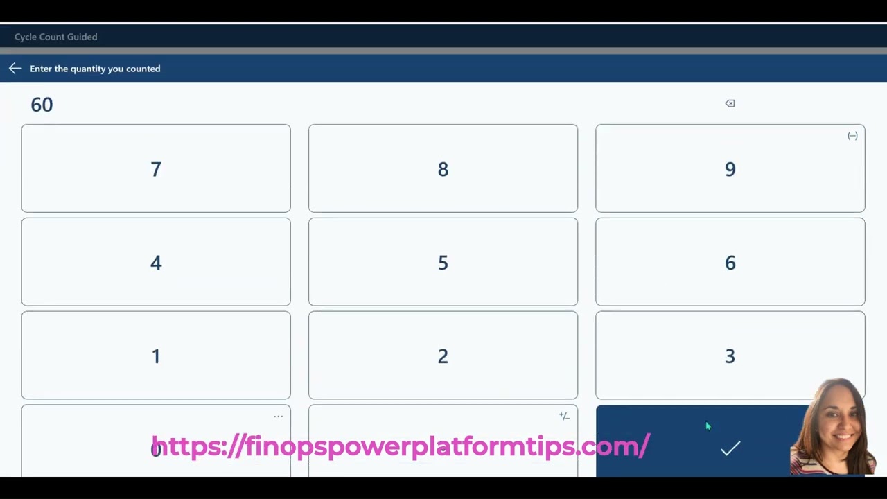 Warehouse management connected to finance and operations, inventory transaction module